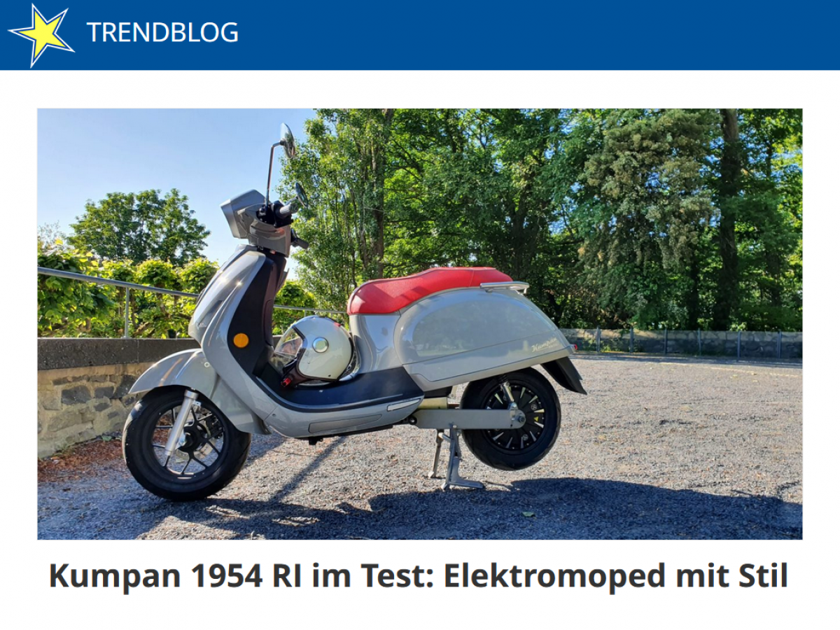 Kumpan-Roller im Test beim Trendblog Euronics 